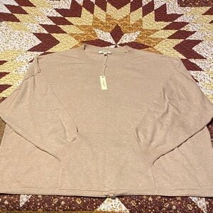 Max Studio Oatmeal Knit Top